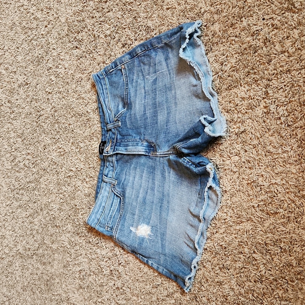 Just Black denim shorts